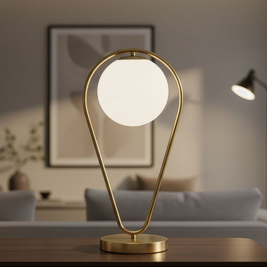 Mauro Ferretti Lampada da Tavolo Glamy Drop 25 x 18 x 50 cm