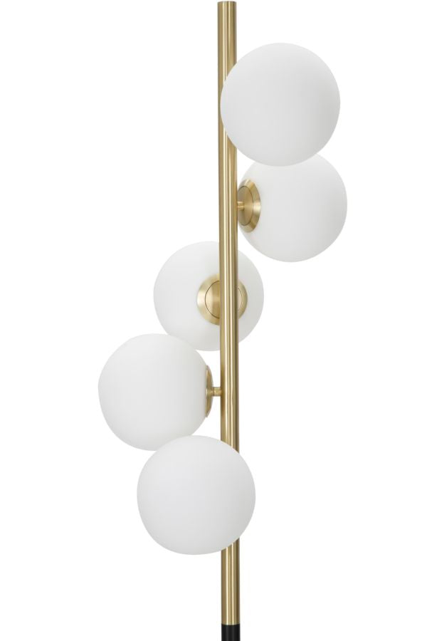 Mauro Ferretti Lampada da Terra Glamy Dark Ø 46 x 160 cm