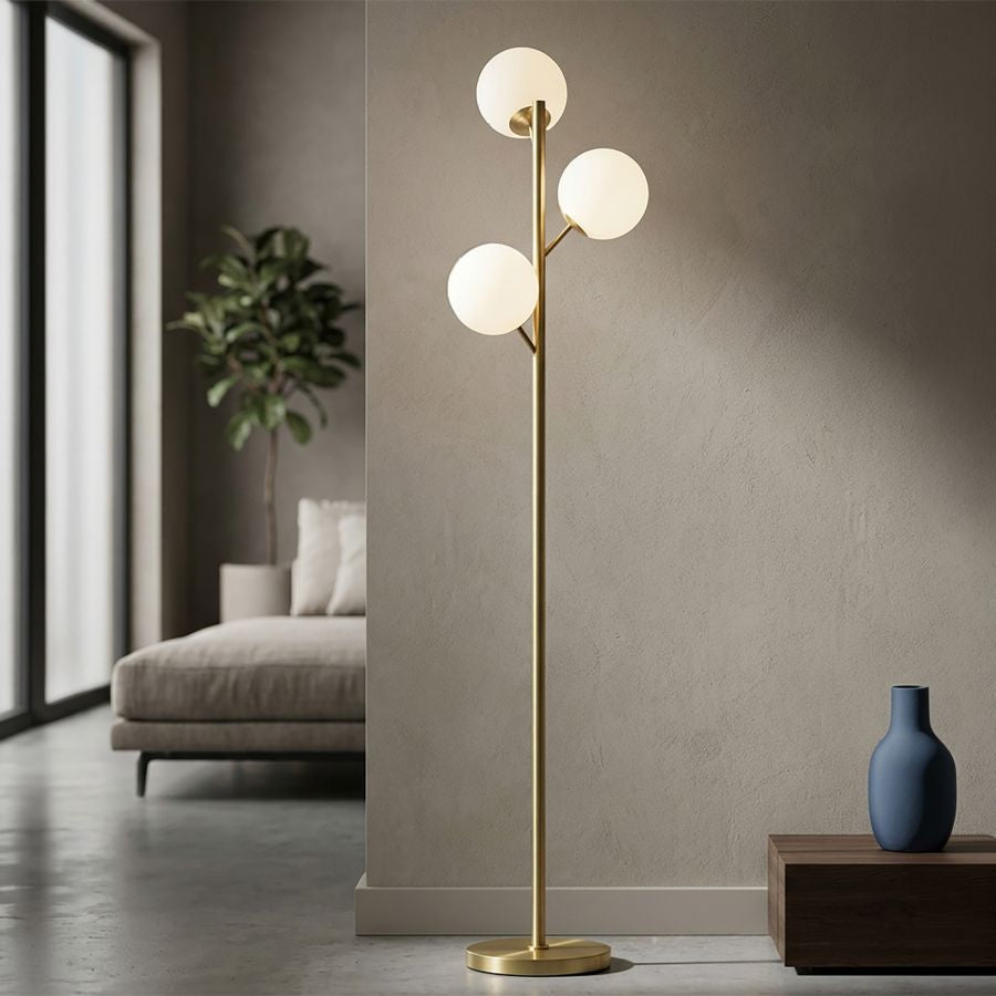 Mauro Ferretti Lampada da Terra Glamy 3 Luci Ø 36 x 160 cm