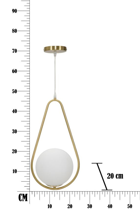 Mauro Ferretti Lampadario Glamy Drop 24 x 20 x 47 cm