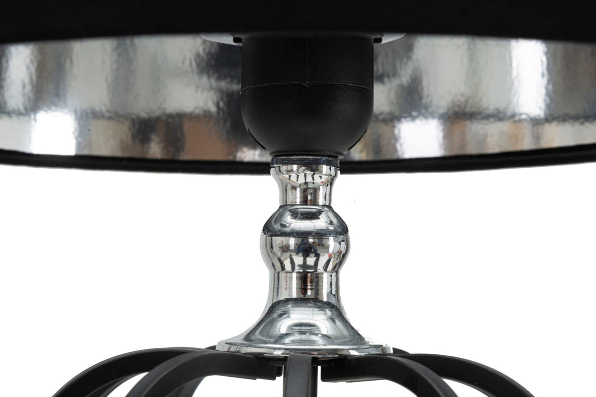 Mauro Ferretti Lampada da Tavolo Darky Silver Ø28 x 44,5 cm