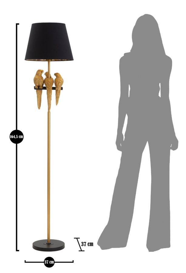 Mauro Ferretti Lampada da Terra Pappagallo Ø 37 x 164,5 cm