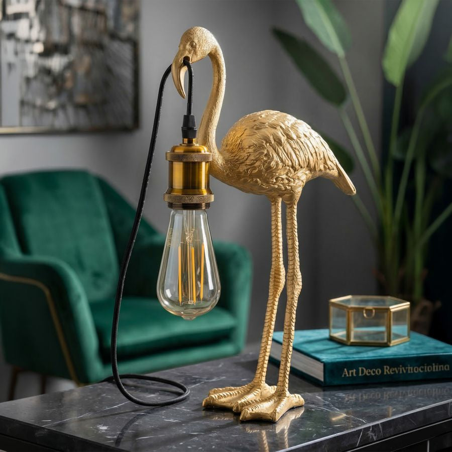 Mauro Ferretti Lampada da Tavolo Flamingo 25 x 11,5 x 39,5 cm
