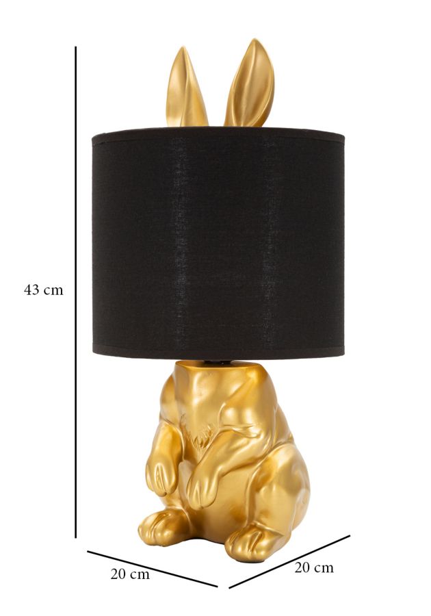 Mauro Ferretti Lampada da Tavolo Coniglio Ø 20 x 43 cm