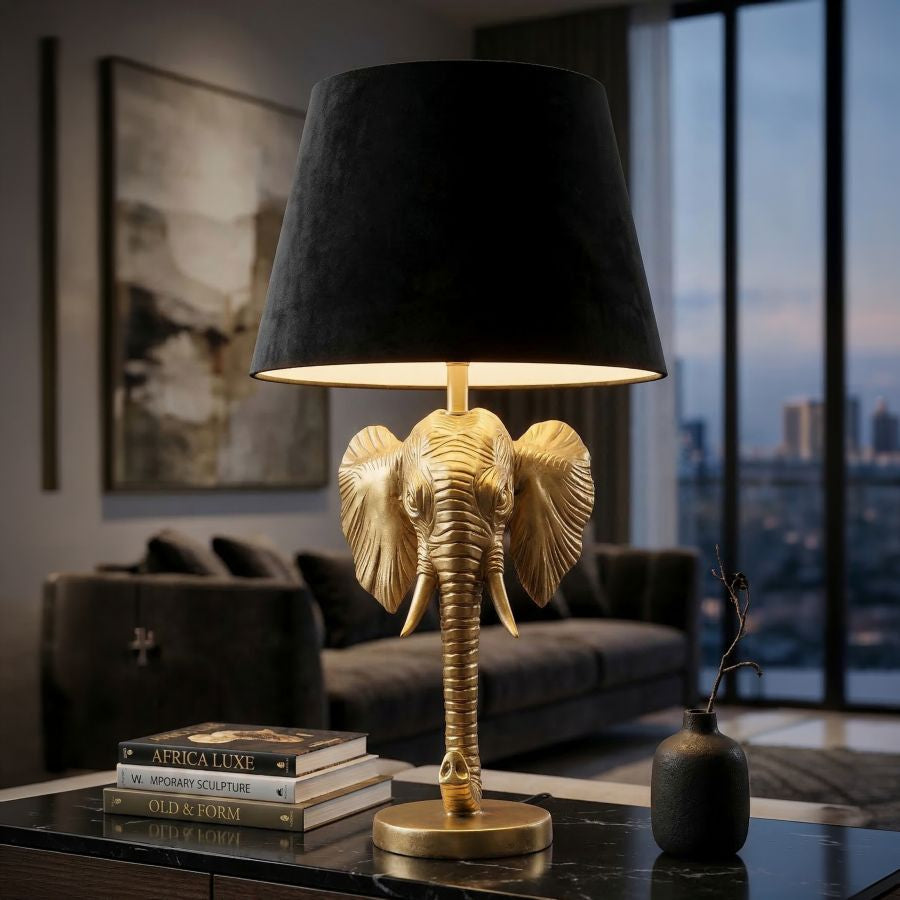 Mauro Ferretti Lampada da Tavolo Elefante Ø 32 x 59 cm