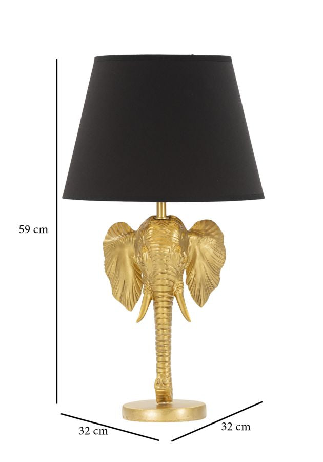 Mauro Ferretti Lampada da Tavolo Elefante Ø 32 x 59 cm