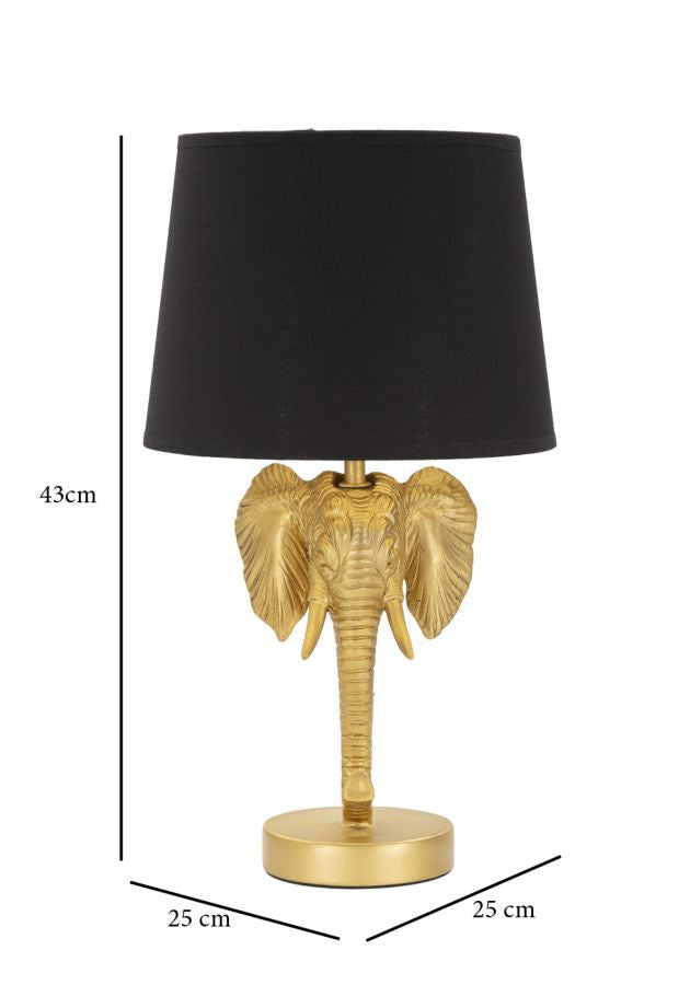 Mauro Ferretti Lampada da Tavolo Elefante Ø 25 x 43 cm