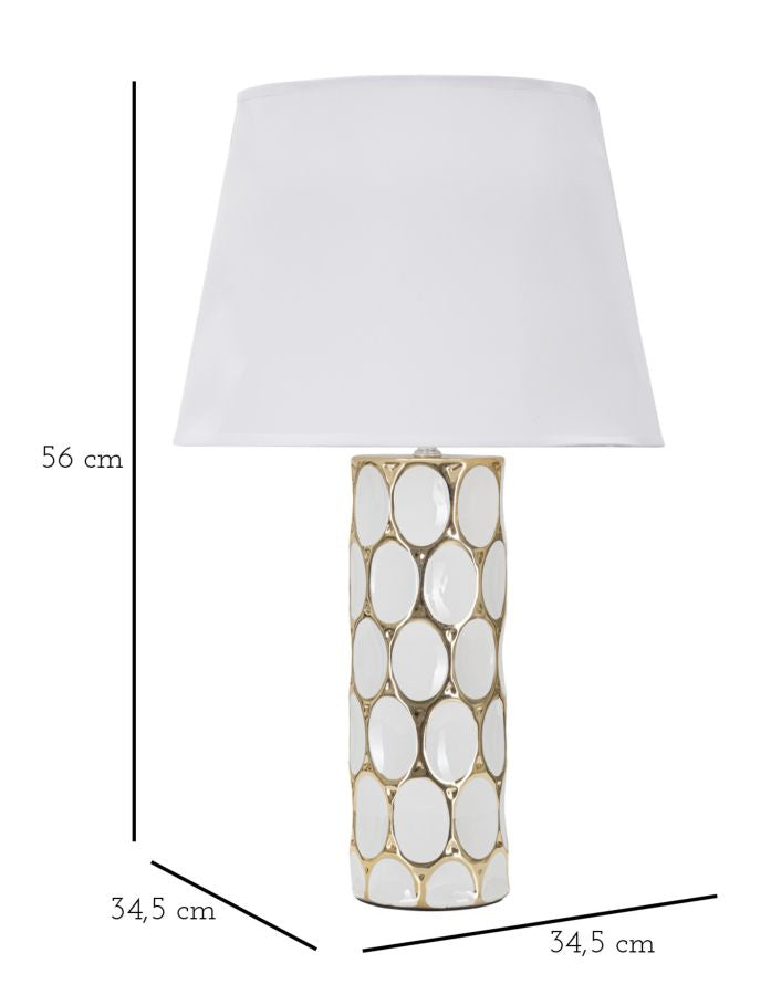 Mauro Ferretti Lampada da Tavolo Glam Carv Ø 34,5 x 56 cm