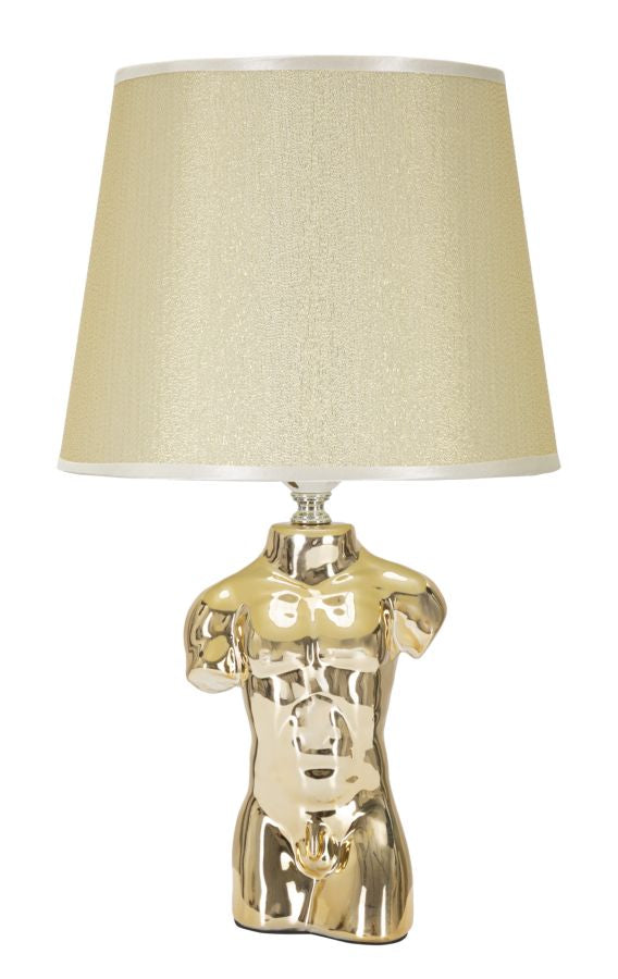 Mauro Ferretti Lampada da Comodino Glam Man Ø 25 x 39,5 cm