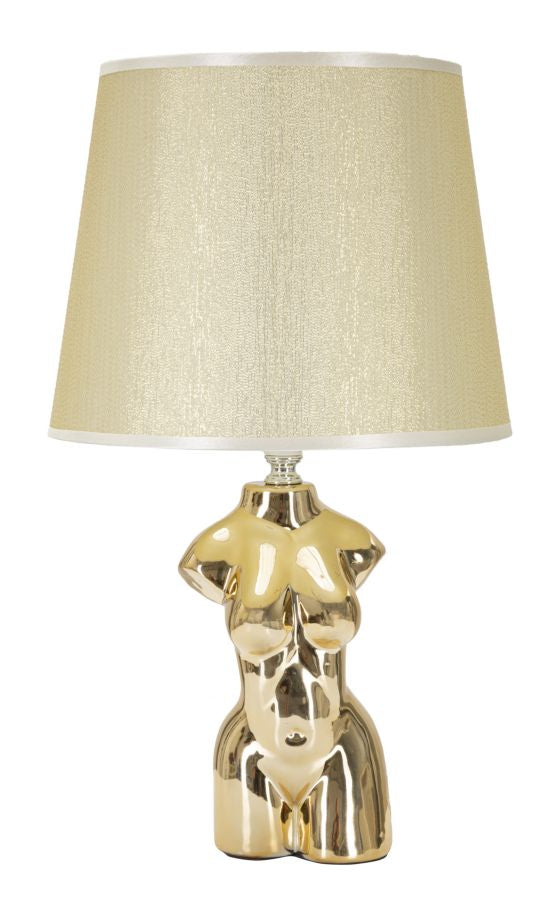 Mauro Ferretti Lampada da Comodino Glam Woman Ø 25 x 39,5 cm