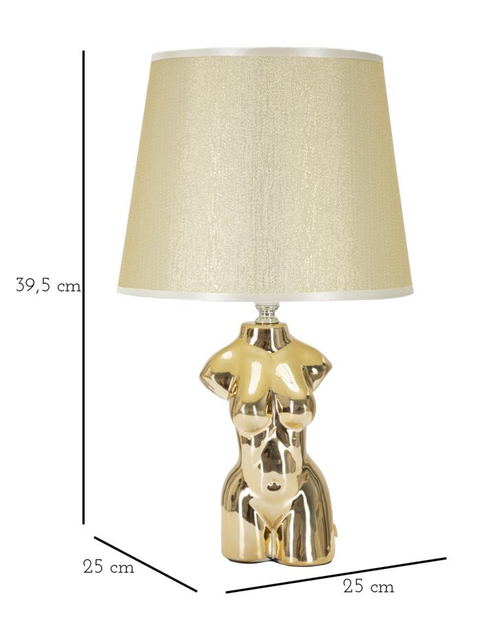 Mauro Ferretti Lampada da Comodino Glam Woman Ø 25 x 39,5 cm