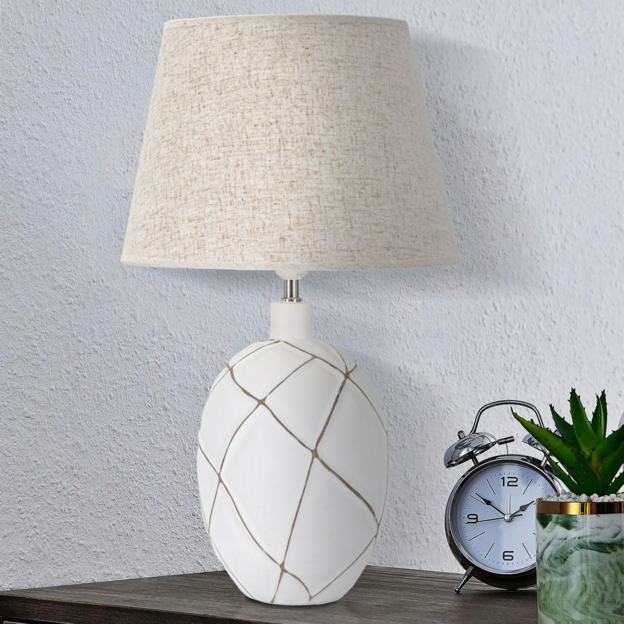 Mauro Ferretti Lampada da Tavolo Resina Lines Ø 35 x 60 cm