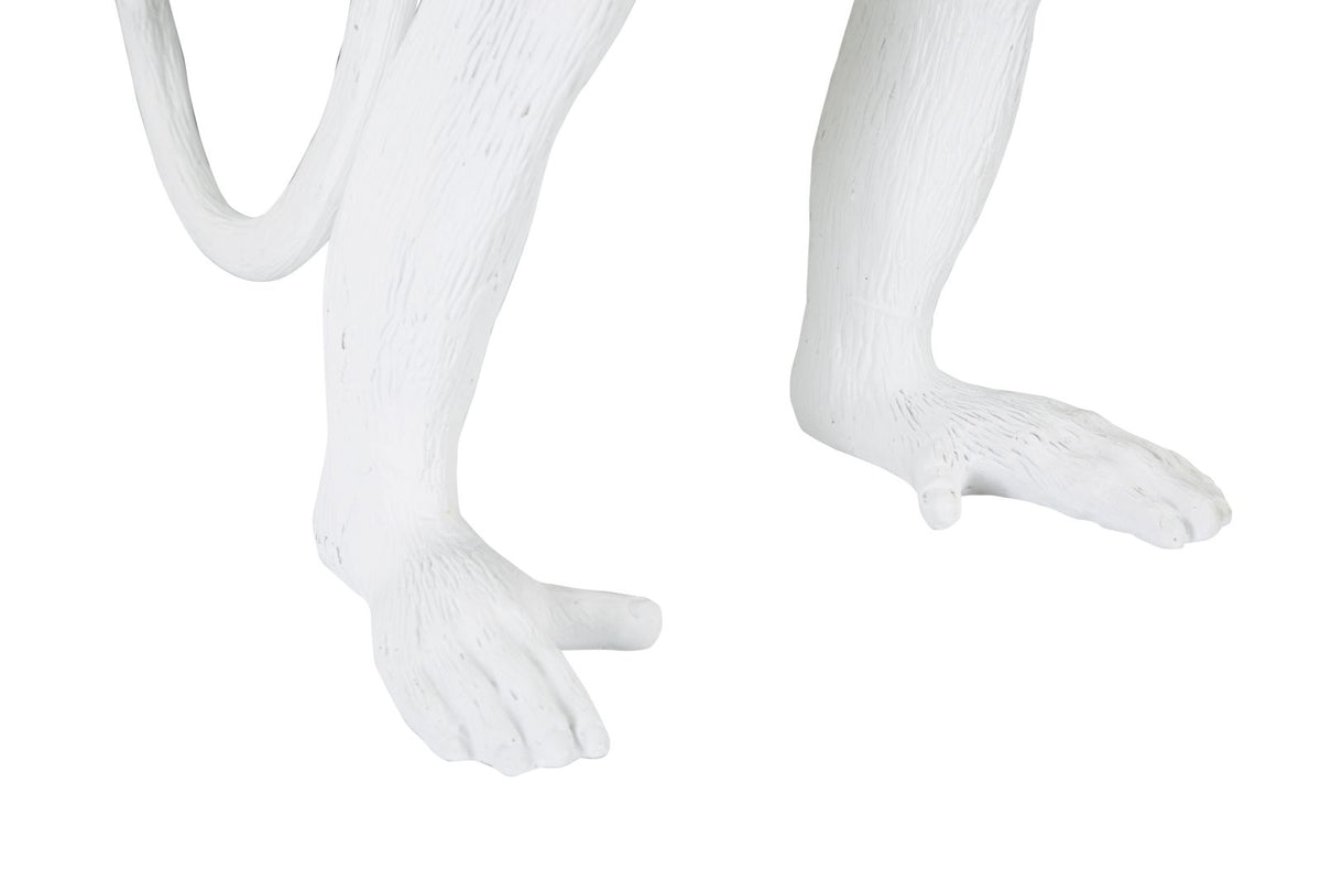 Mauro Ferretti Lampada da Tavolo Monkey Bianco 26 x 34 x 55 cm