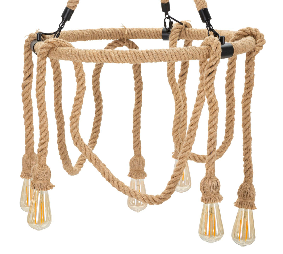 Mauro Ferretti Lampadario Rope Circle Ø 64 x 90 cm