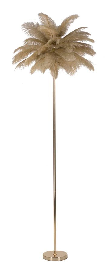 Lampada da terra palm cammello cm ø 55x160