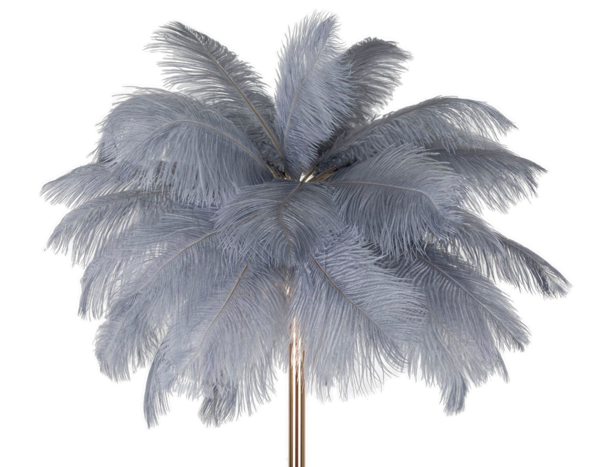 Lampada da terra palm grigia cm ø 55x160