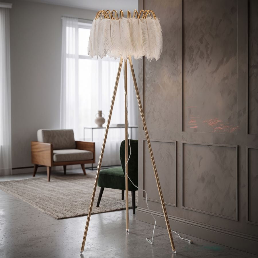 Mauro Ferretti Lampada da Terra Feather Stand Ø 46 x 147 cm