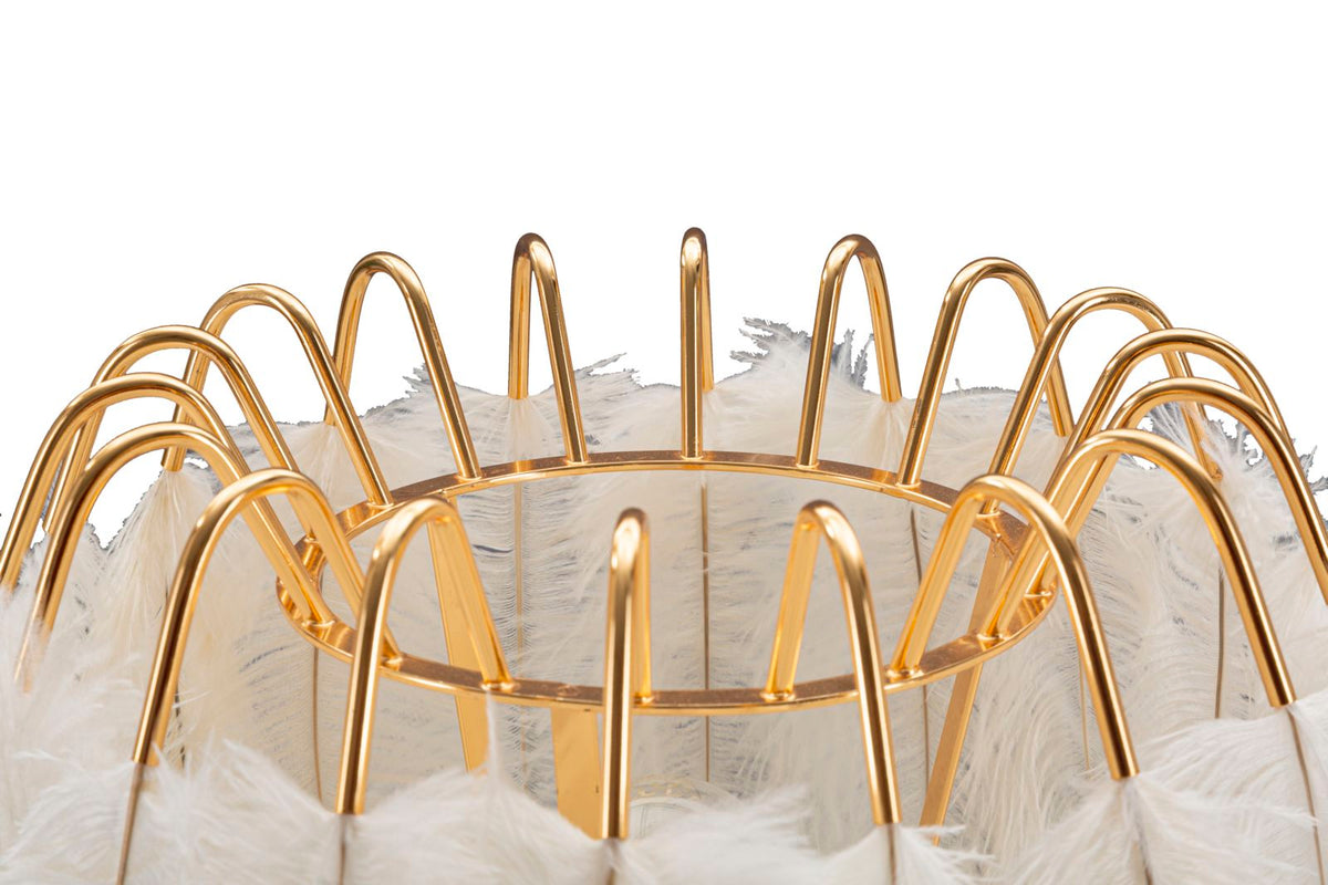 Mauro Ferretti Lampada da Tavolo Feather Stand Ø 40 x 60 cm