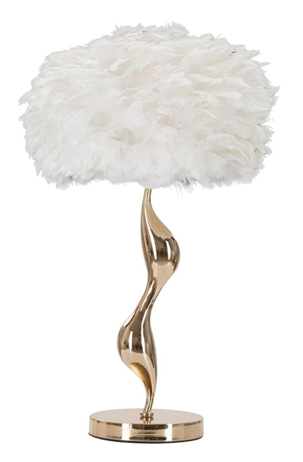 Lampada da tavolo slim bianca cm ø 40x63