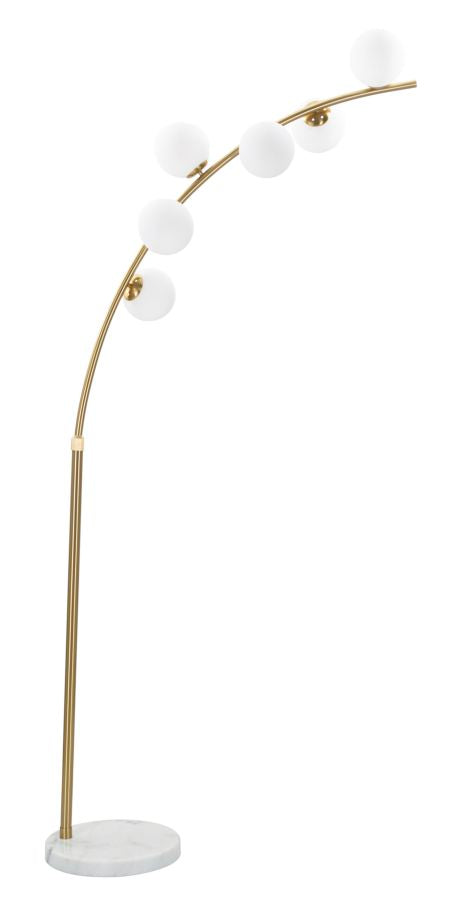 Mauro Ferretti Lampada da Terra Glamy Arc 6 Luci 130 x 45 x 220-246 cm