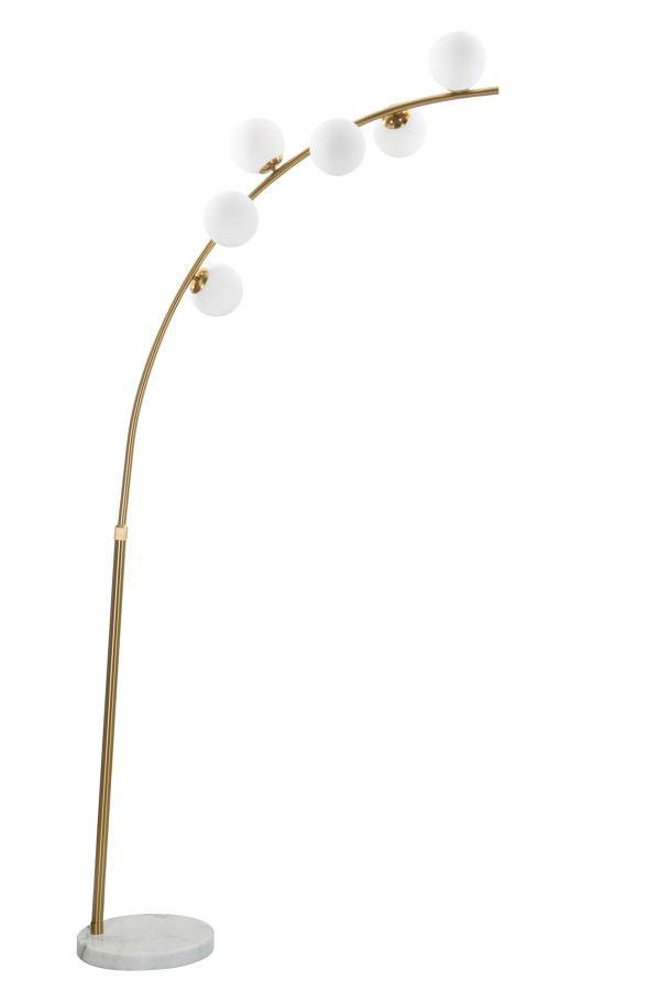 Mauro Ferretti Lampada da Terra Glamy Arc 6 Luci 130 x 45 x 220-246 cm