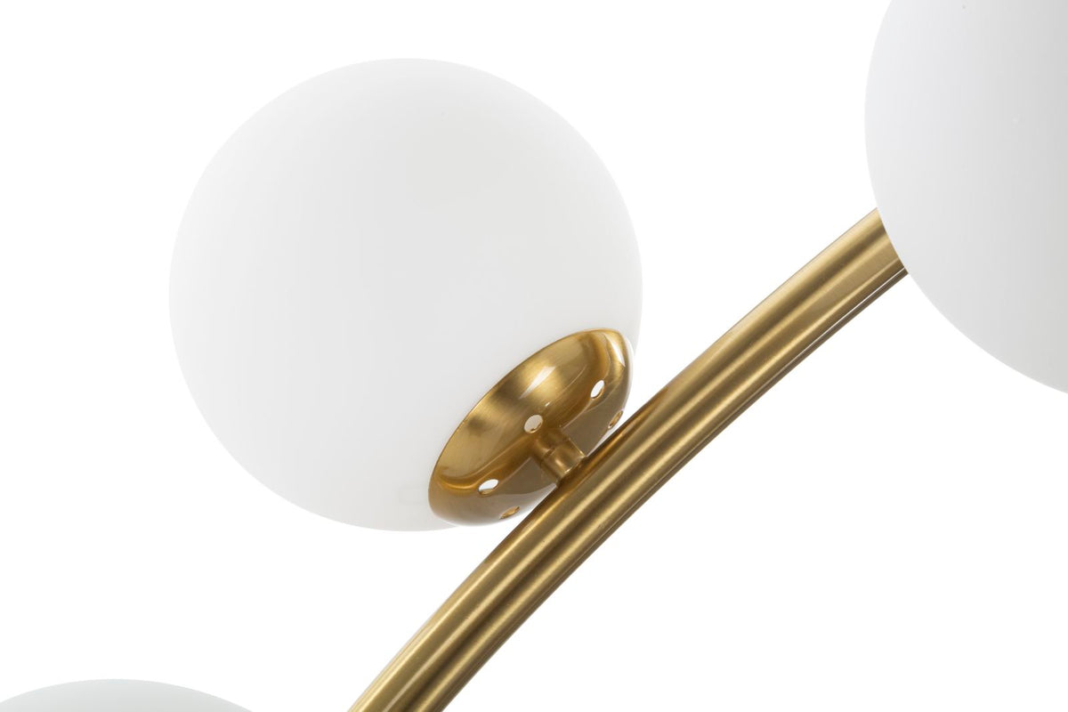 Mauro Ferretti Lampada da Terra Glamy Arc 6 Luci 130 x 45 x 220-246 cm