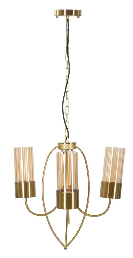 Mauro Ferretti Lampadario Versailles 3 Luci Ø 60 x 103 cm