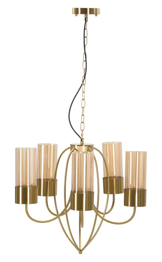 Mauro Ferretti Lampadario Versailles 5 Luci Ø 60 x 103 cm