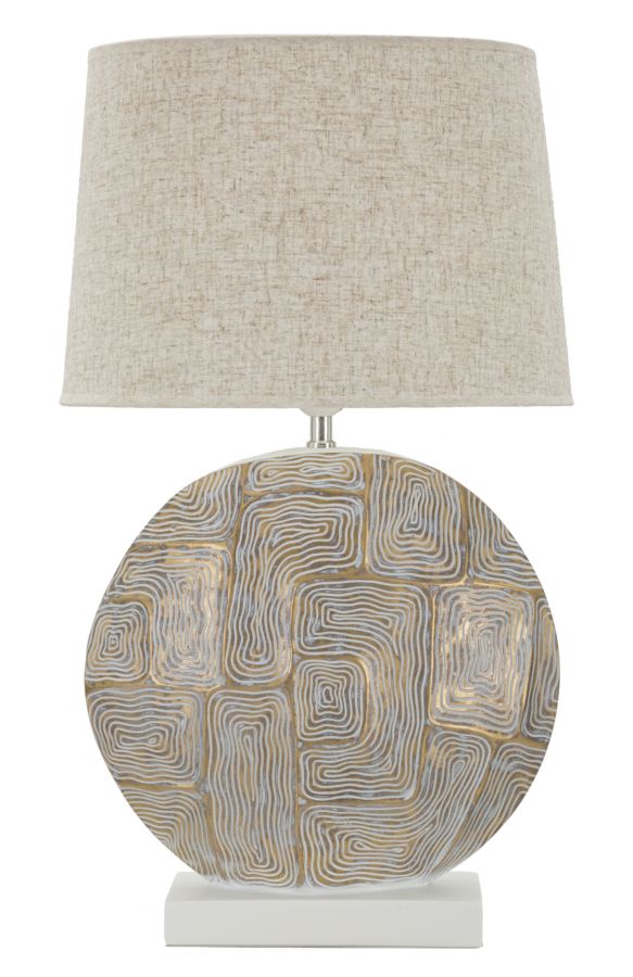 Mauro Ferretti Lampada da Tavolo Resina Eclips Ø 38 x 64 cm