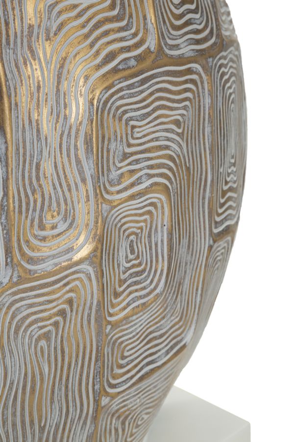 Mauro Ferretti Lampada da Tavolo Resina Eclips Ø 38 x 64 cm