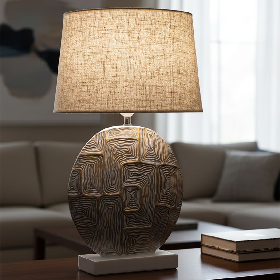 Mauro Ferretti Lampada da Tavolo Resina Eclips Ø 38 x 64 cm