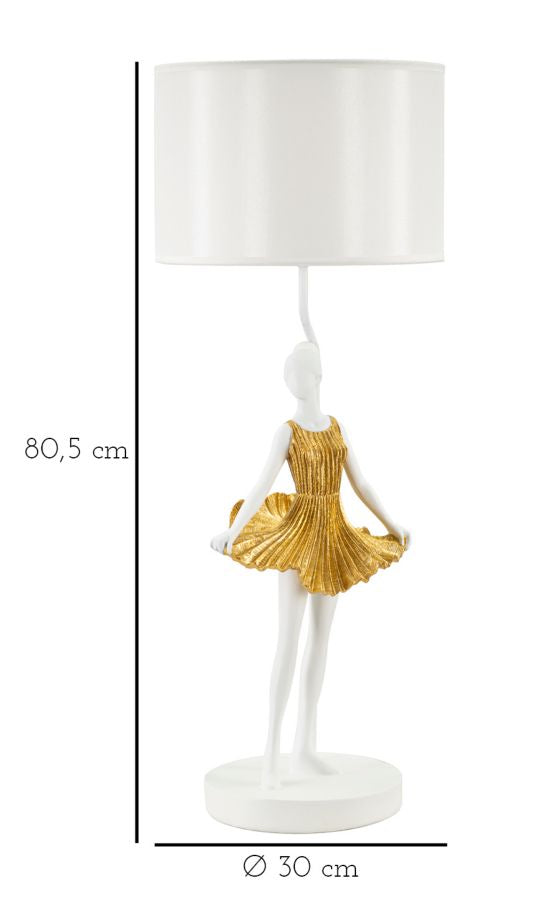 Mauro Ferretti Lampada da Tavolo Ballerina Ø 30 x 90,5 cm