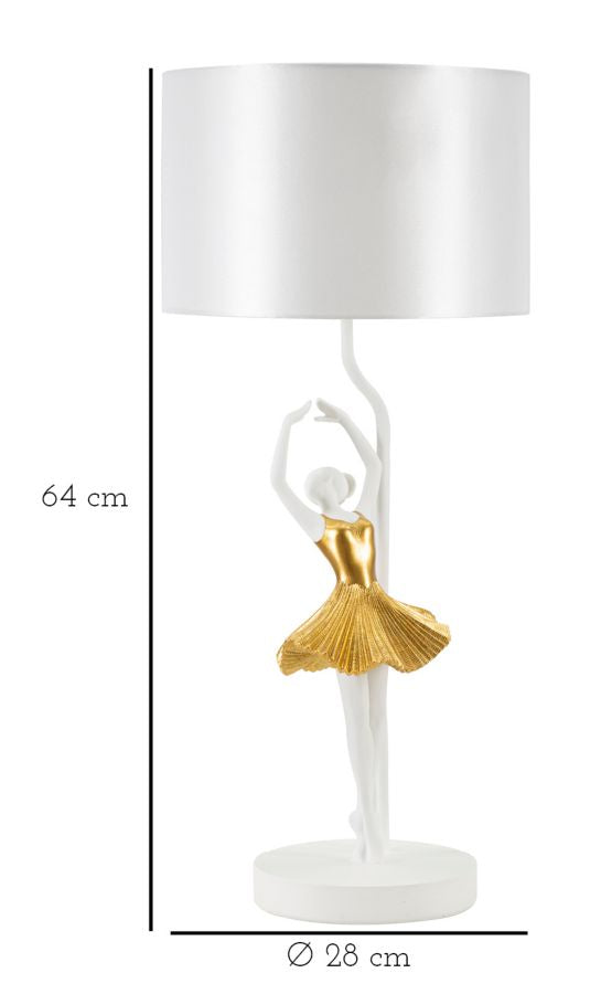Mauro Ferretti Lampada da Tavolo Ballerina Ø 28 x 64 cm