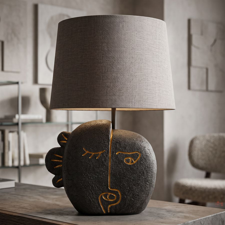Mauro Ferretti Lampada da Tavolo Tribal -b- Ø 27,5 x 39,5 cm