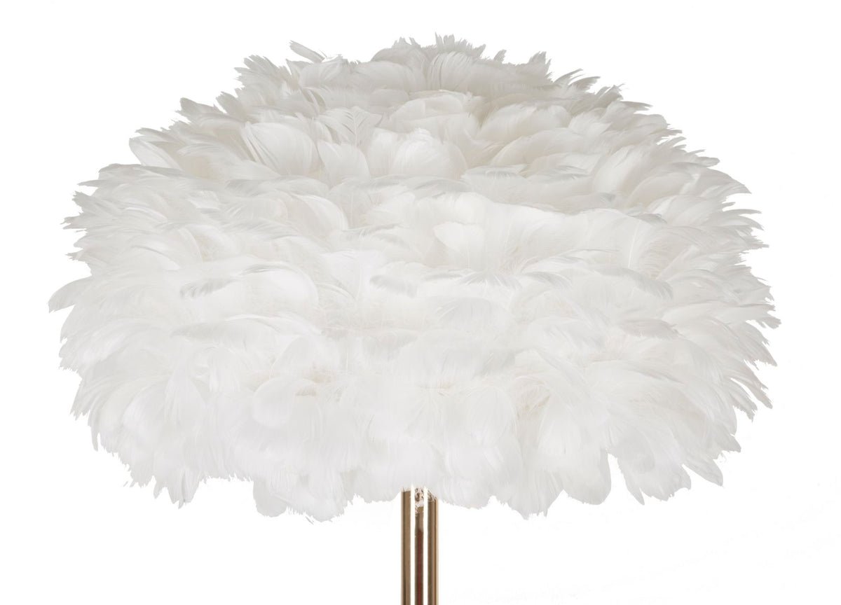 Lampada da terra feathers slim bianca cm ø 43x170