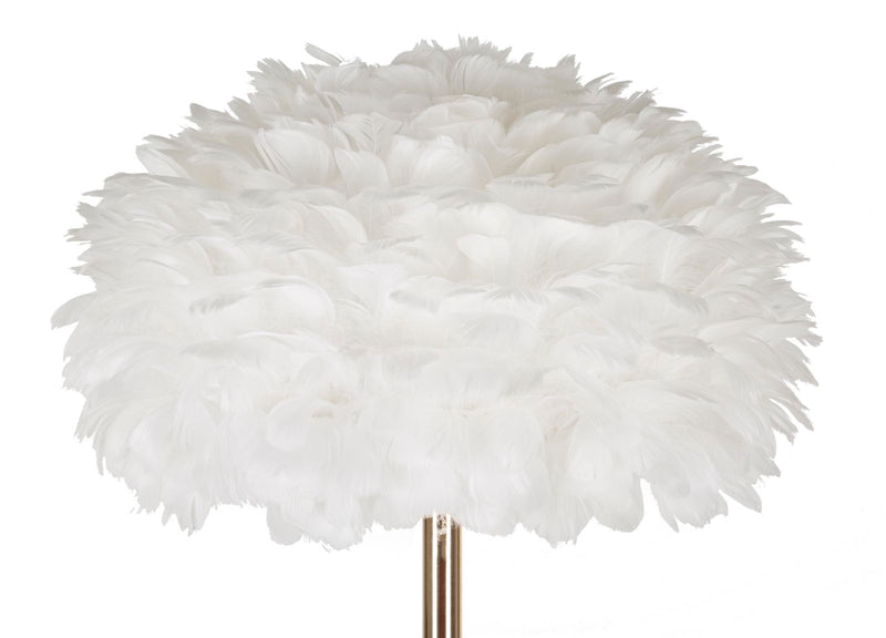 Lampada da terra feathers slim bianca cm ø 43x170