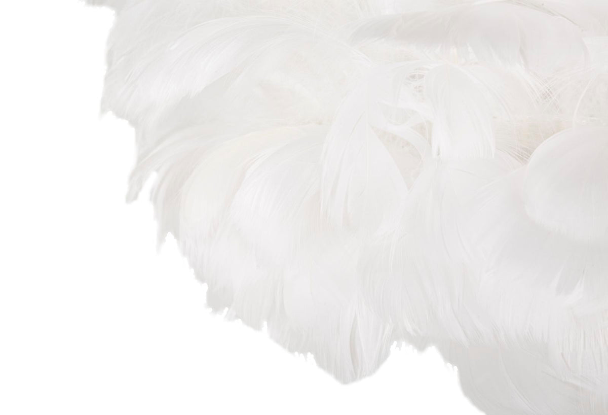 Lampada da terra feathers slim bianca cm ø 43x170