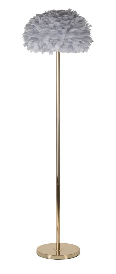 Lampada da terra feathers slim grigia cm ø 43x170