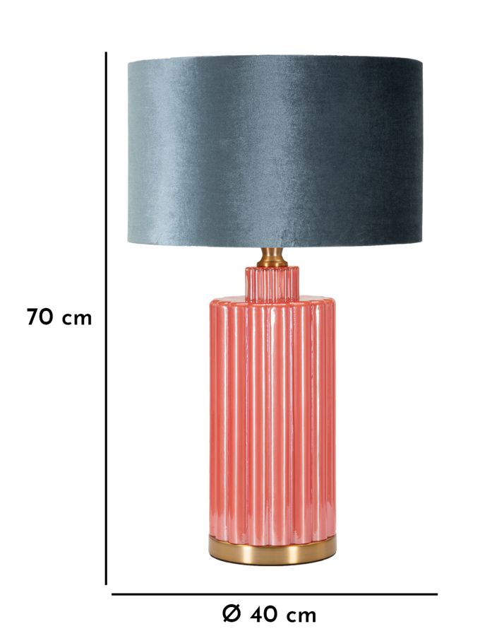Lampada da tavolo helene tower cm ø40x70