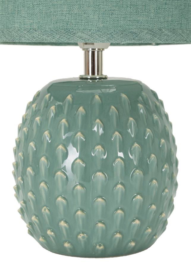 Lampada da comodino pontus turchese cm ø 14x27 min 2