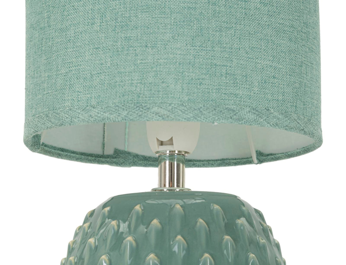 Lampada da comodino pontus turchese cm ø 14x27 min 2