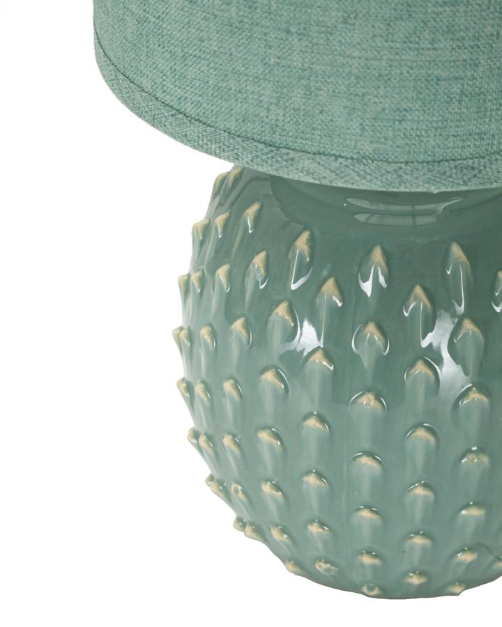 Lampada da comodino pontus turchese cm ø 14x27 min 2