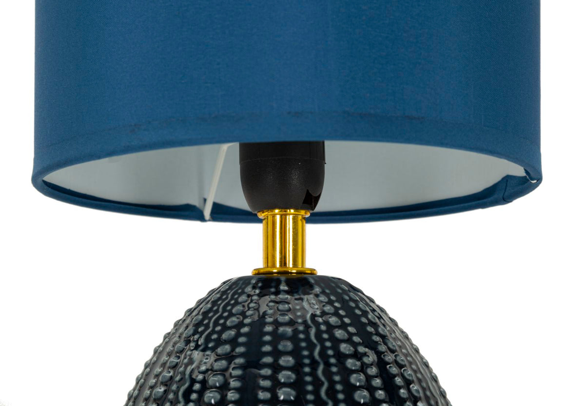 Lampada da comodino flavi blu cm ø 15x30,5 min 2