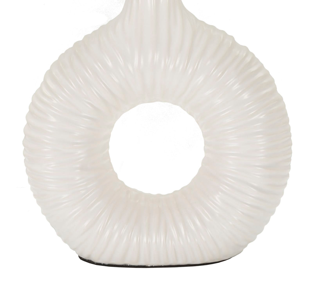 Lampada da tavolo seta bianca cm 28,5x15x43