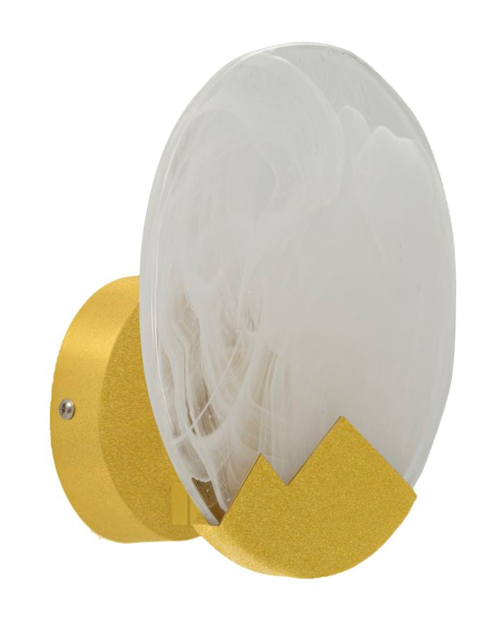 Lampada da muro moon cm ø 20x10