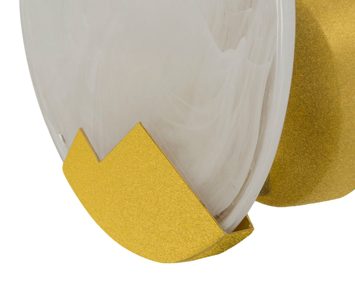 Lampada da muro moon cm ø 20x10