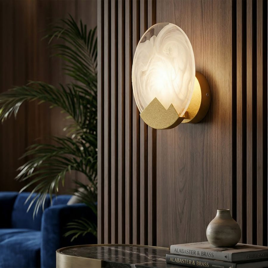 Lampada da muro moon cm ø 20x10