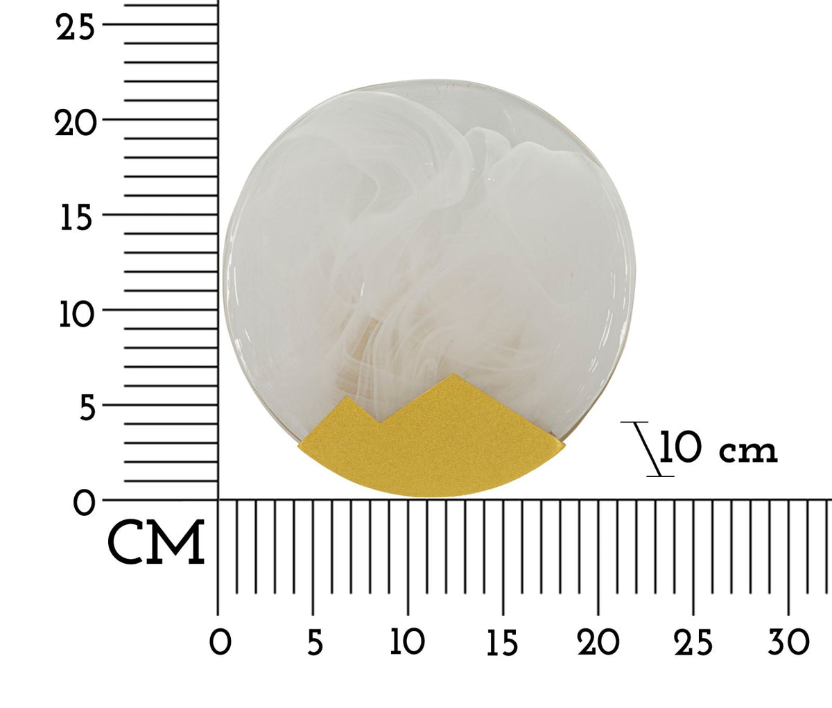 Lampada da muro moon cm ø 20x10