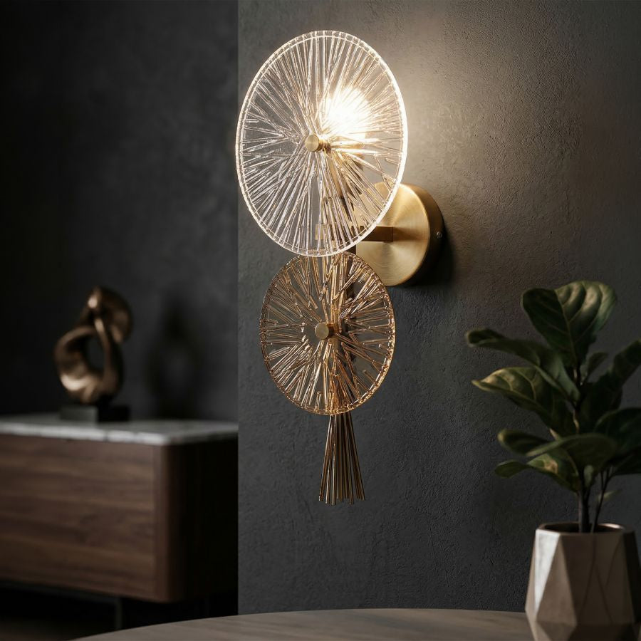 Lampada da muro sunrise cm 20x14x41