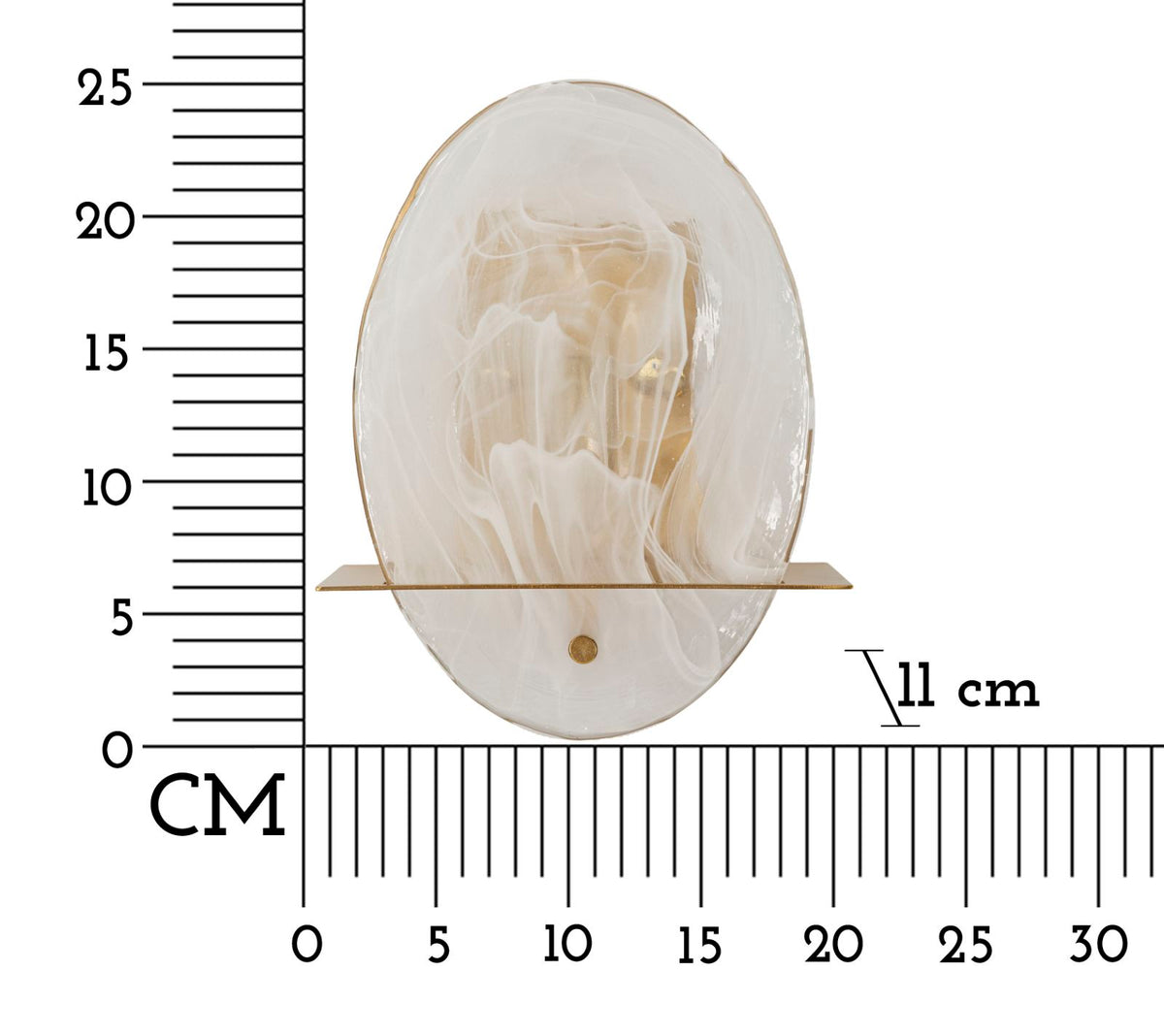 Lampada da muro portlan cm 20x11x25